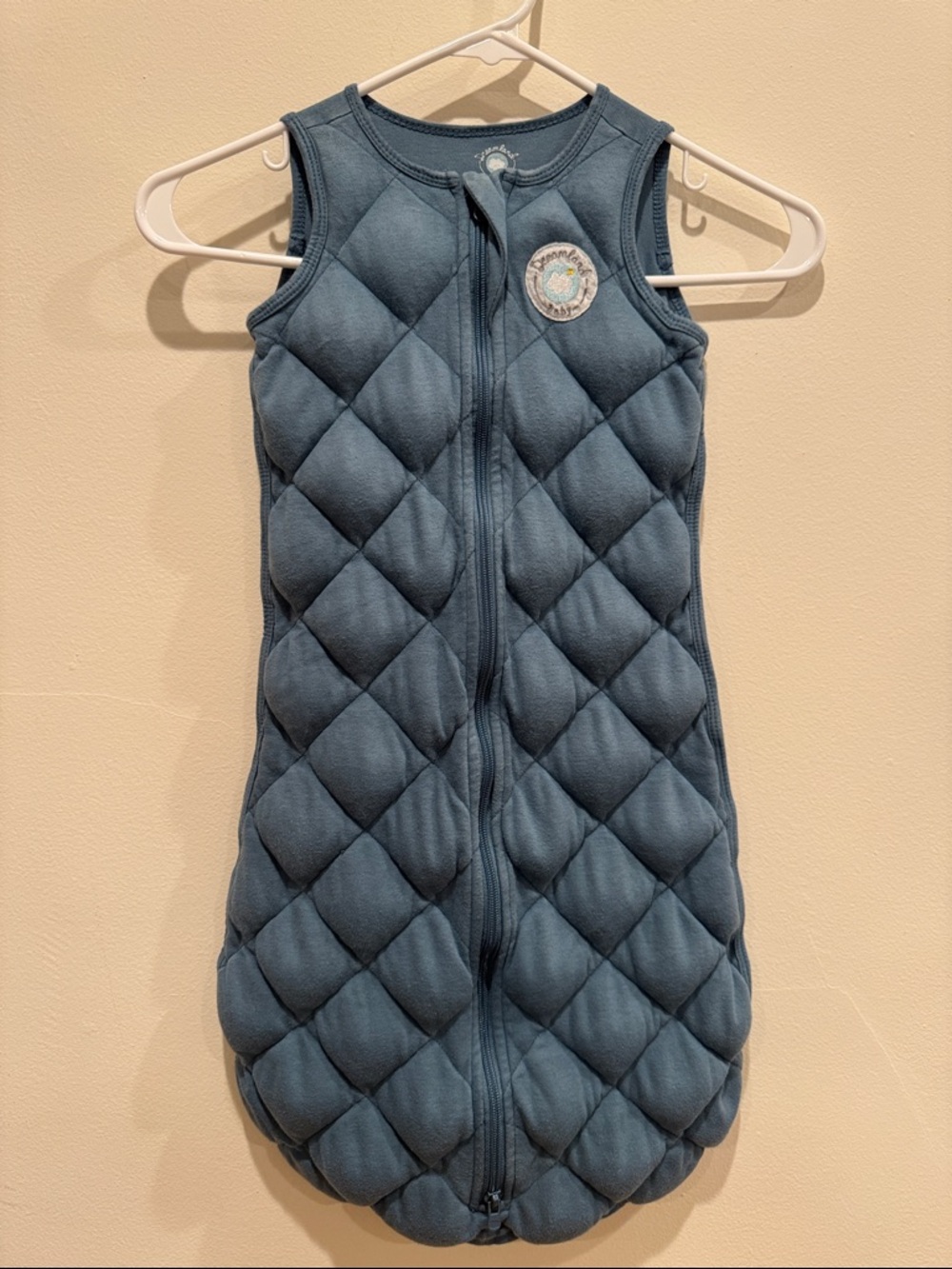 Dreamland Baby Weighted Sleep Sack Size M 6-12 Months Blue